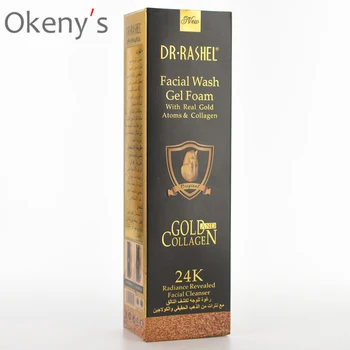 

100ml Facial Cleanser Gold Atoms & Collagen Foam Face Wash Facial Cleanser Nourishing Cleanser Foam Moisturizing Skin Product