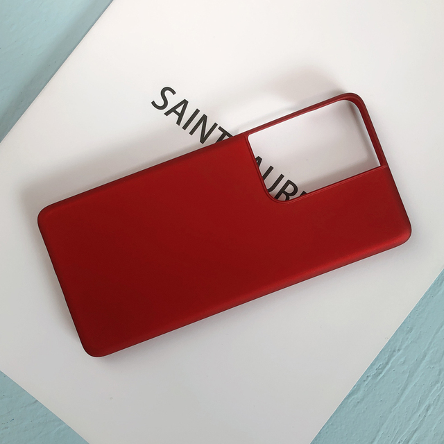 Samsung Galaxy S20 S21 Plus Note20 Ultra FE 5G Anti-fingerprint Ultra-thin Smooth Matte PC Case Hard Back Protective Cover