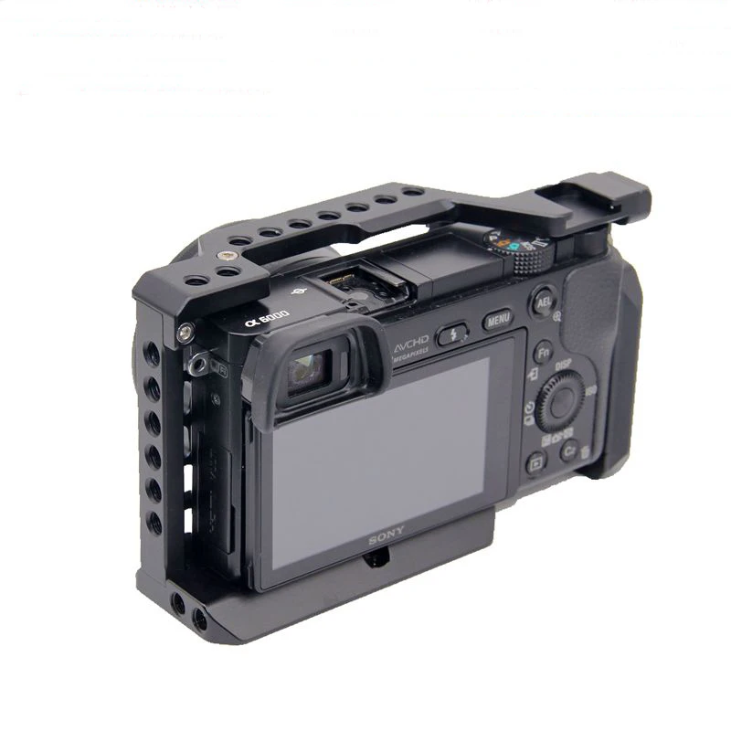 IShoot Алюминиевый металлический корпус защитный чехол для sony a6000 a6100 6300 6400 6500 CNC светильник таможенная Защита корпуса