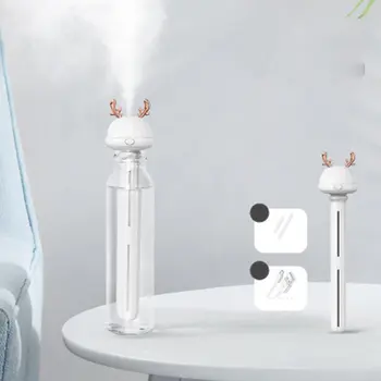 

USB creative cute atomizer deer model Portable mini creative indoor quiet humidification colorful night light