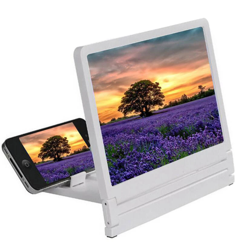 3D телефон экран увеличительное стекло складной Увеличить 2-3 раза усилитель высокой четкости складной мобильный телефон держатель стенд