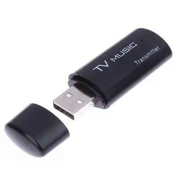 

Mini Music Audio Transmitter 2.1 Wireless Audio Music Stereo Transmit Dongle Transmitters for Television Computer DVD MP3