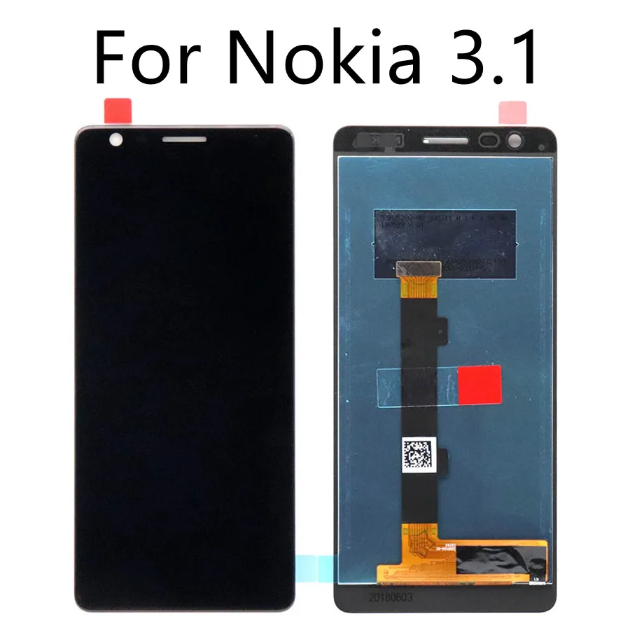 ЖК-дисплей Дисплей Сенсорный экран для Nokia 3,1 ЖК-дисплей Экран TA 1049 1057 1063 1070 1074 ЖК-дисплей