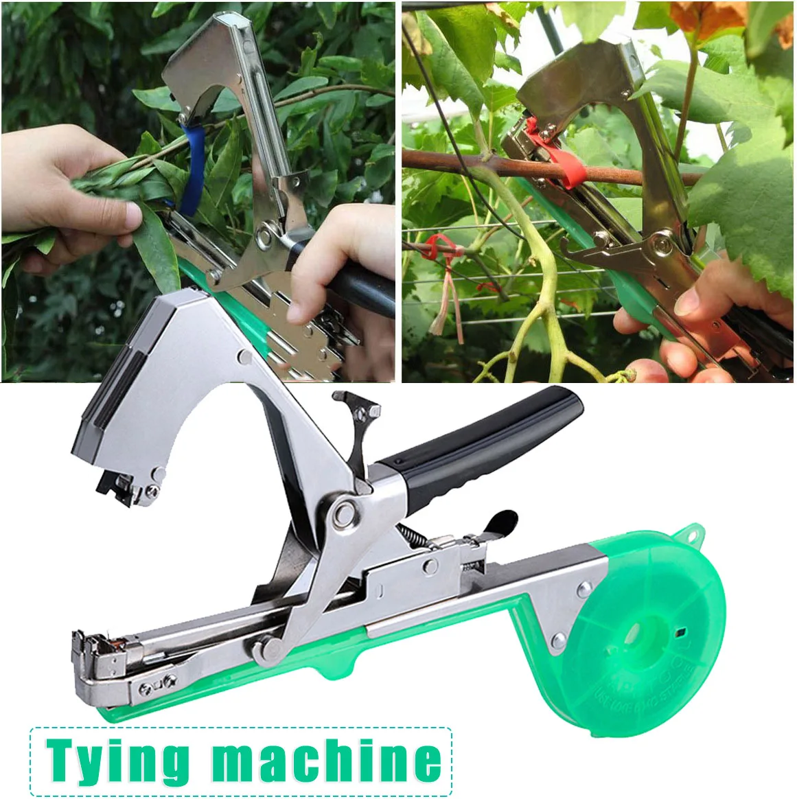 New Plant Tying Tape Tool Tapener Machine Branch Grape Vine Tying