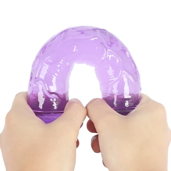 Soft Jelly Dildos With Strong Suction Cup Realistic Dildo No Vibrator Artificial Penis for Lesbian Female Masturbate Sex Toys 4