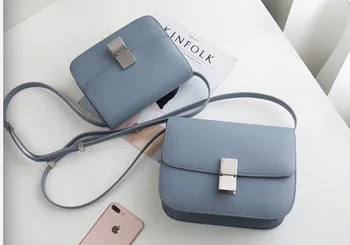 

Tofu Bag Retro Small Square Bag 2020 New Hand Rub Pattern Head Layer Cow Leather Shoulder Diagonal Flight Attendant Bag