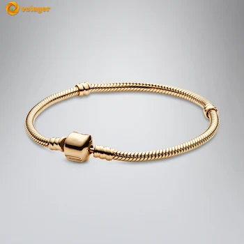 

Volayer 925 Sterling Silver Bracelets Moments Snake Chain Bracelet Friendship Bangles for Women Jewelry Making Birthday Gift