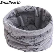 Весенне-осенний детский шарф, зимний детский хлопковый теплый шарф для девочек и мальчиков, круглый шарф, детский шейный воротник, детские шарфы с героями мультфильмов