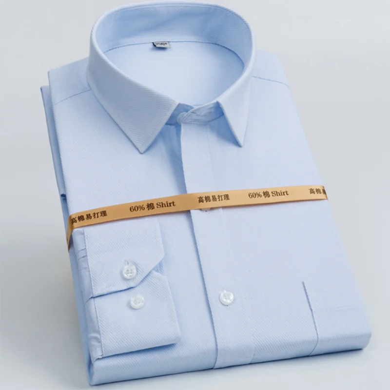 Деловые мужские формальные рубашки Camisa, однотонные яркие цвета, отложной воротник, однобортный, приталенный, высокое качество, Весенняя ткань