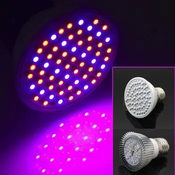 

18/60LED E27 Hydroponic Plant Grow Light Panel Full Spectrum Indoor Grow Lamp