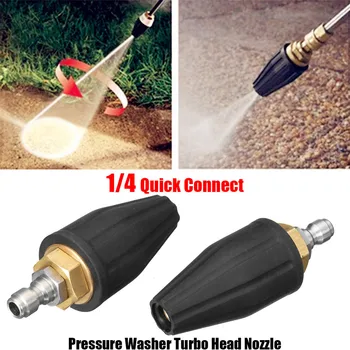

78x23mm 1/4" High Pressure Quick Connect Rotating 360 Degree Turbo Nozzle 4000PSI 4 GPM For High Pressure Washer