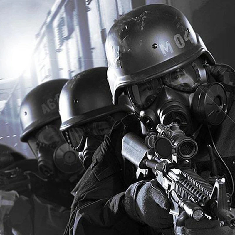 Новые-охотничьи Тактические cs противогаз воздушные пистолеты защитные маски