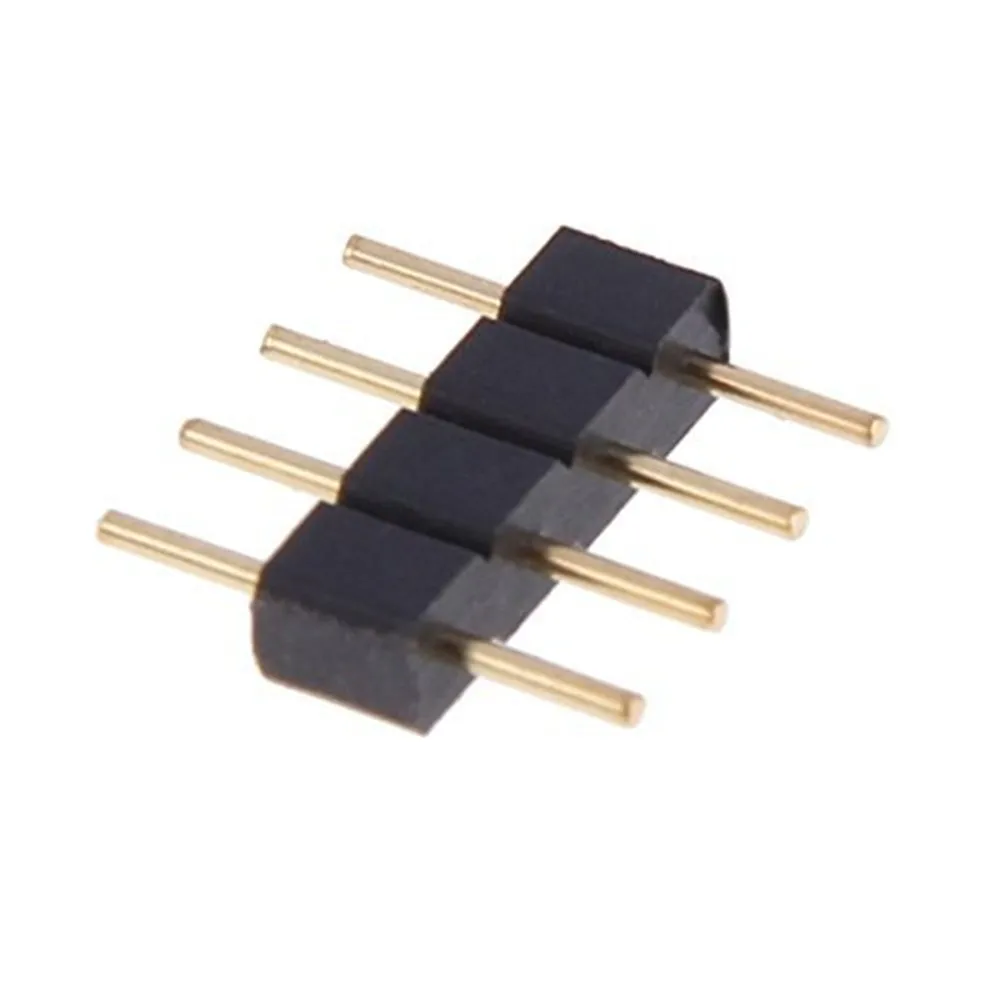 BEILAI 10 шт. 4pin игольчатый разъем RGB Conncetor для светодиодные ленты 5050 2835 3528 led
