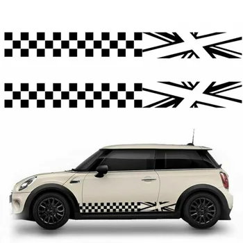 

Durable And Practical Car Body Sides Decoration Sticker Lattice Vinyl Decal For MINI Cooper Countryman