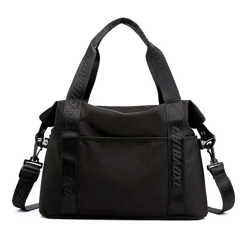 Женские сумки для спортзала, нейлоновая сумка для фитнеса, красная сумка на плечо для тренировок, Tote Tas Sac De Sport, для улицы, Bolsa Deporte Gymtas, сумки для йоги, XA907WA - Цвет: Black