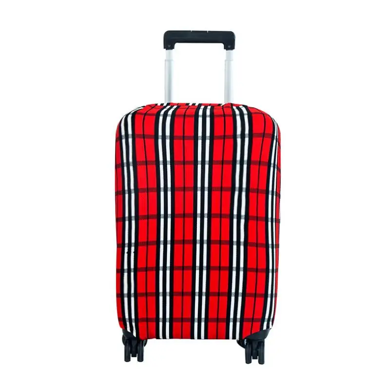 Защита для багажа, новинка, Чехол для багажа, защитный чехол для багажа, защитный чехол, чехол на колесиках, чехол для багажника, 18-30 дюймов - Цвет: Lattice
