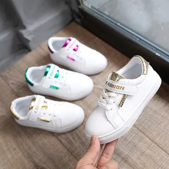 

Fashion Children Shoes For Girls Boys Sneakers Shoes Hook & Loop Anti-Slippery Casual Skate Shoes For Children Autumn 2020 Hot
