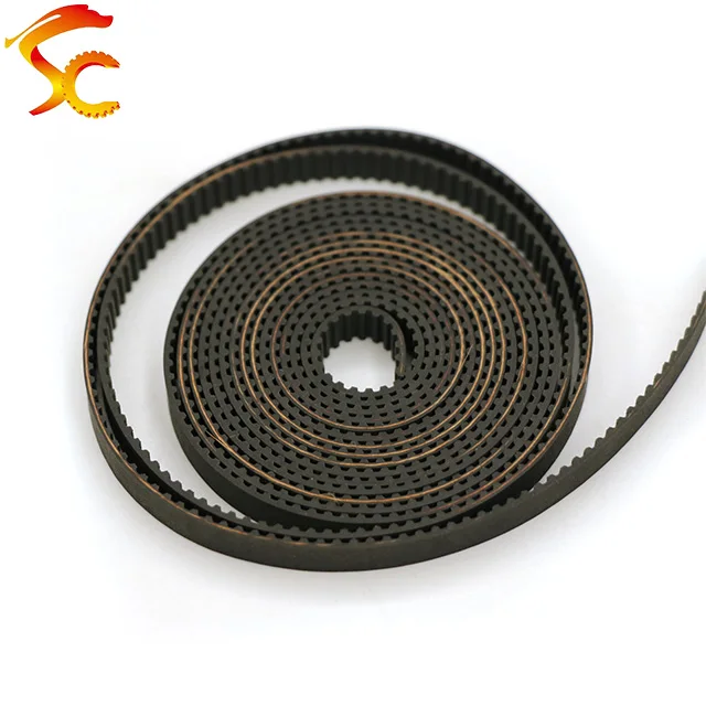

High Quality 5meters/LOT MXL timing belt Pitch=2.032 open rubber belt width 6.35mm=025" 3D Printer belt MXL-025 Free Shipping