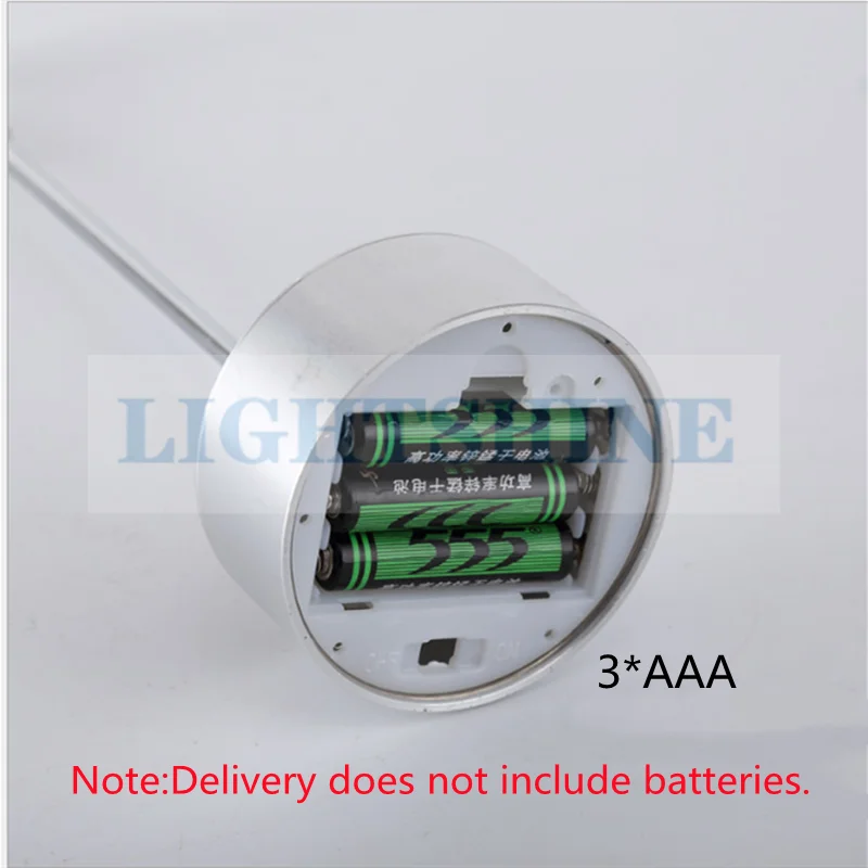 LED 건전지 스포트라이트 보석 카운터 디스플레이 캐비닛 1w3w 결혼식 AAA 배터리 극 작은 스포트라이트