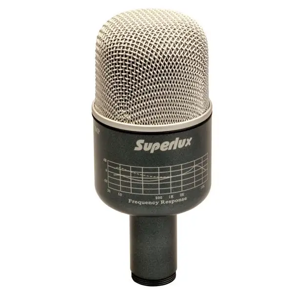 Original Superlux PRO218A Kick Drum recording microphone for kick drum high dynamic LF Instrument bass stage performance | Электроника
