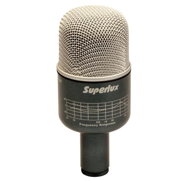 Original Superlux PRO218A Kick Drum recording microphone for kick drum high dynamic LF Instrument bass drum stage performance