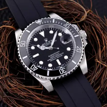 

Rolex- Luxury automatic stainless steel men's wristwatch classic fashion casual women and men watch 035 orders