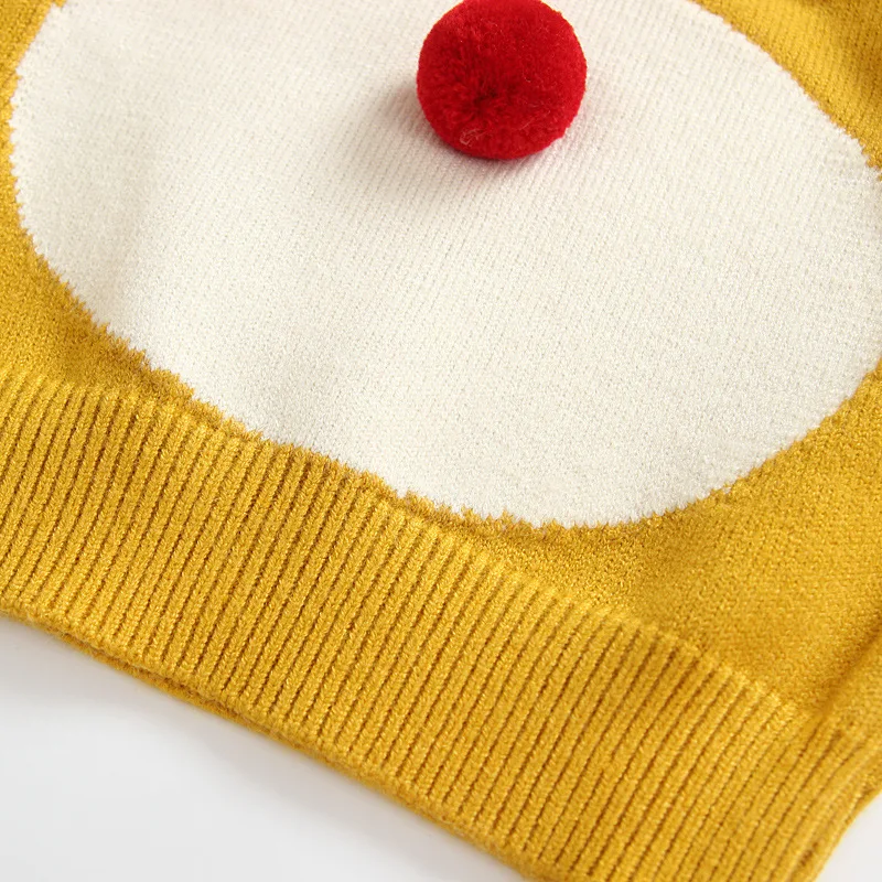 Baby Girls Christmas Clothes Toddler Sweater baby Winter Warm Thick Sweater shirts Girls Christmas Tops Sweaters 6M-4Y