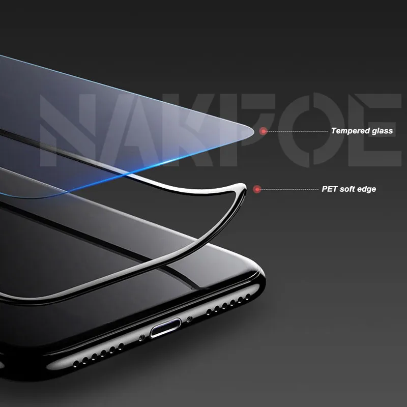 9D Full Cover Tempered Glass For iPhone X XR 11 Pro XS Max Screen Protector iPhone 8 7 6 6S Plus SE 2020 Protection Glass Film