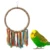 Pet Bird Toy Cotton Rope Circle Intelligence Development Toys Chewing Bite Parrot Окунь Подвесная Клетка Качели Веревка Кольцо Стенд Подъем