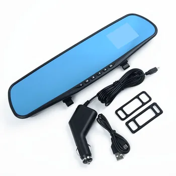 

12-24V 2.4" HD color Car DVR Rear View Mirror Camera Dash Cam IR Night Vision Recorder Registratory Support Auto Ignition Boot