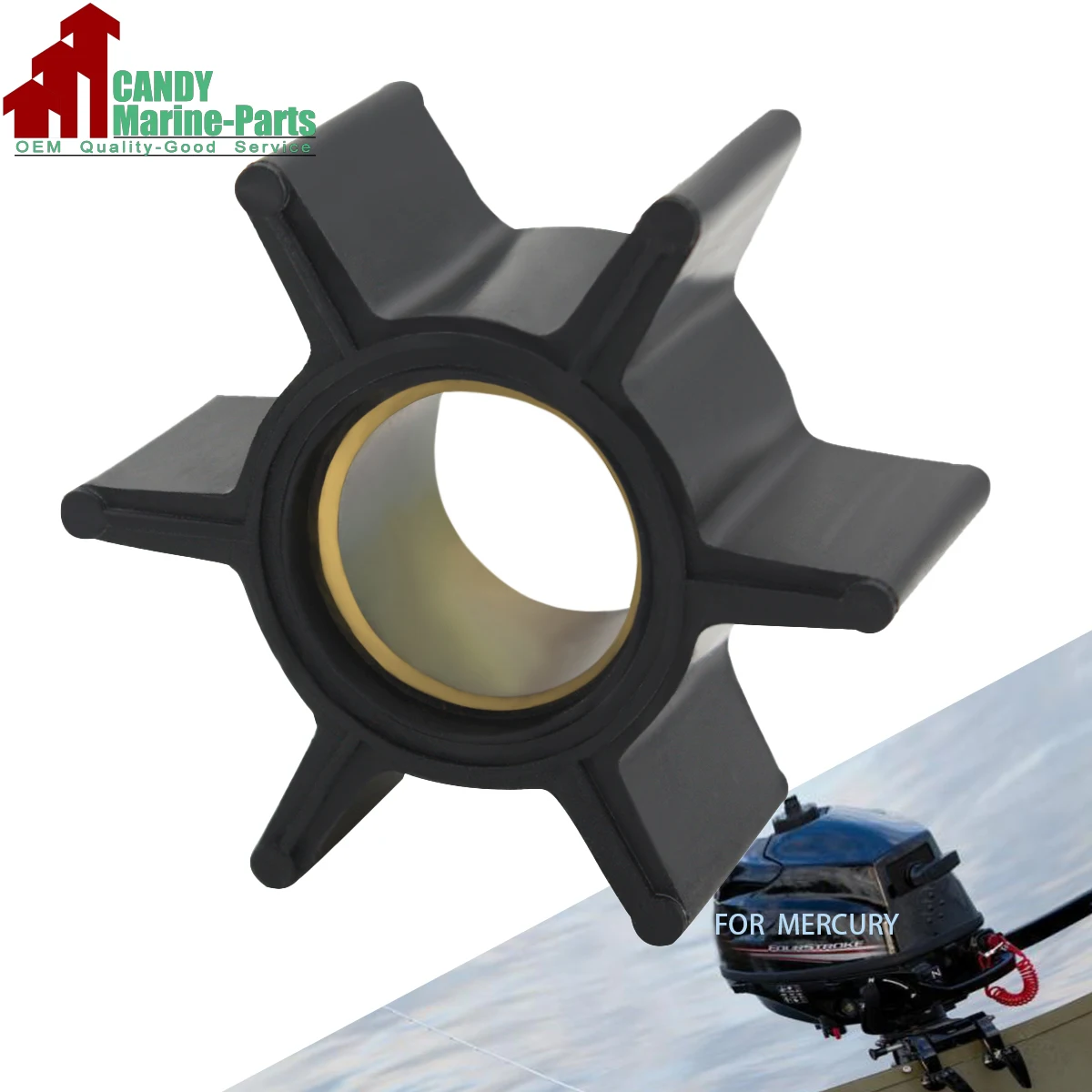 Крыльчатка водяного насоса 47-22748 18-3012 9-45308for Mercury 3 5/3 9/5/6HP детали для внешний мотор