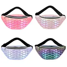 Женская водонепроницаемая поясная сумка блестящая кожаная сумка нагрудный ремень сумка-пояс на талию телефон путешествия высокое качество ремень сумки для леди путешествия