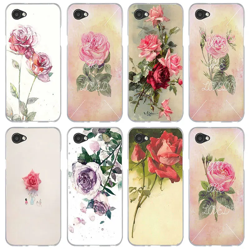 Beautiful Hand Painted Rose Soft Silicone TPU Phone Case for LG G2 G3 G4 G5 G6 G7 Mini K4 K7 K8 K10 2017 2018 Shell | Мобильные
