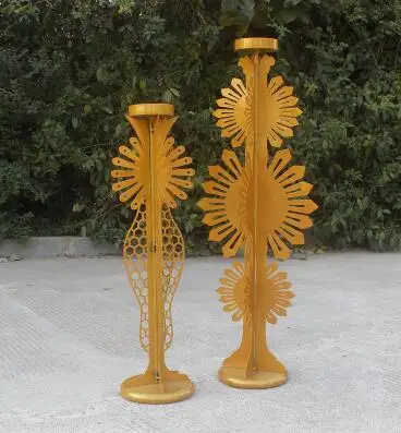  Wedding props iron peacock open screen style road lead wedding stage table flower sign arrival deco