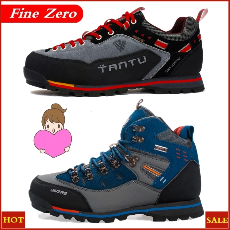 New Men Waterproof Hiking Boots Mountain Climbing Shoes Outdoor Hiking Boots Trekking Sport Sneakers Men Hunting Trekking Boots