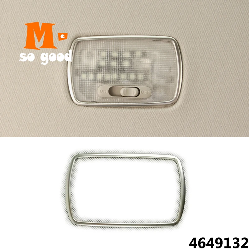 

Stainless steel For Honda Civic 10th Car Rear Reading lampshade frame trim Cover 2016 2017 2018 Car styling interior accessories