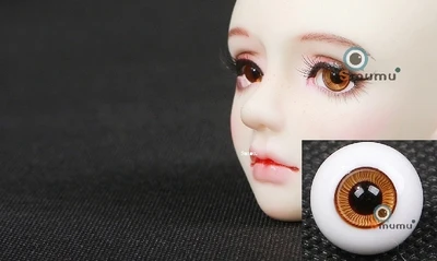 1/8 1/6 1/4 1/3 BJD аксессуары глаза для кукол стеклянный окуляр для BJD/SD yosd MSD SD16 DD, не включает кукольную головку и другие E2563 - Цвет: NO2