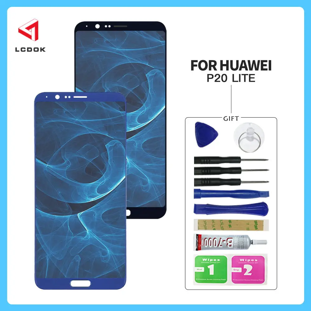 ЖК дисплей для Huawei Honor V10 View 10 100% тестовый с дигитайзером сенсорного экрана и