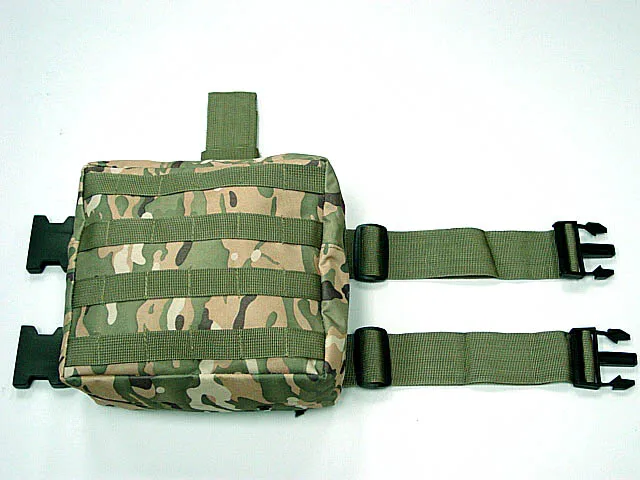 Армейская Военная Molle тактическая дампа капля ноги панель Утилита сумка для пейнтбола страйкбол хранения журнал камуфляж поясная сумка - Цвет: MC