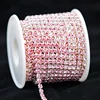 Sparking 10Yards/Roll SS6 SS12 SS16 Colorful Rhinestone Chain Silver Color Bottom AndStone Rhinestone Trimming Crystal Cup Chain ► Photo 2/6