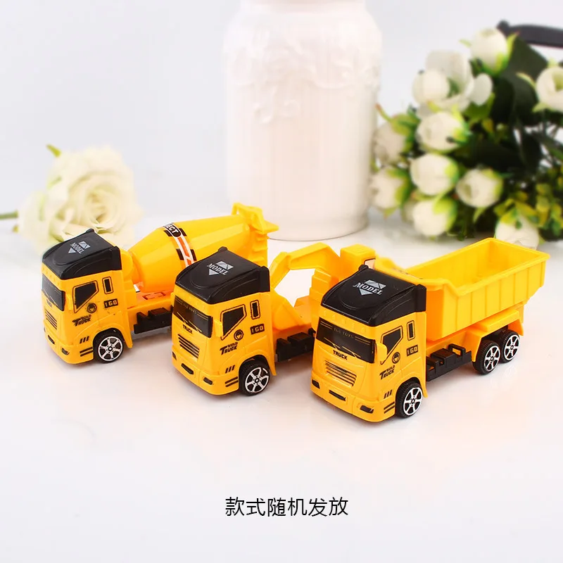 

New Style Warrior Small Car Sliding Excavator Small Car Engineering Vehicle Small Car Children'S Educational Small Men's 10 Yuan