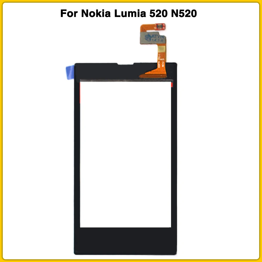 N520 сенсорный экран 4," для Nokia Lumia 520 N520 сенсорный экран панель дигитайзер сенсор Переднее стекло Замена объектива