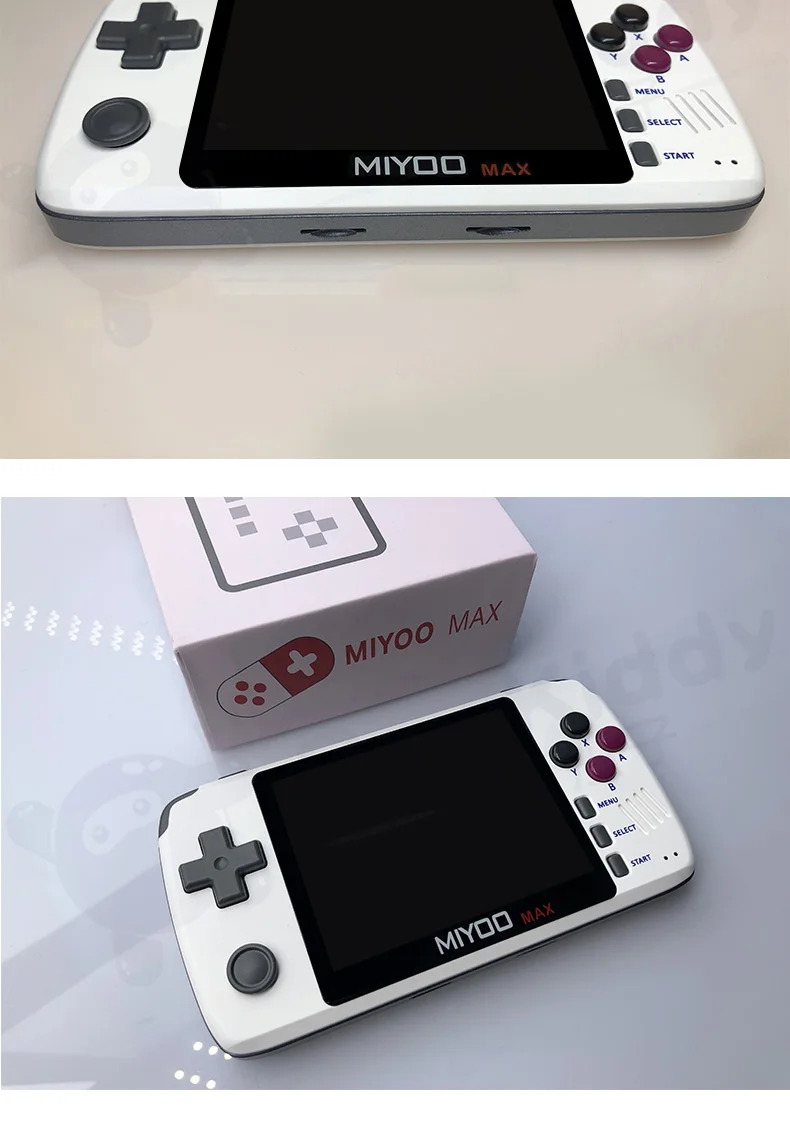 Powkiddy q80 Ретро видео игровая консоль трубка 3," ips экран Встроенный 1000+ игры открытая система PS1 симулятор 16G памяти новые игры
