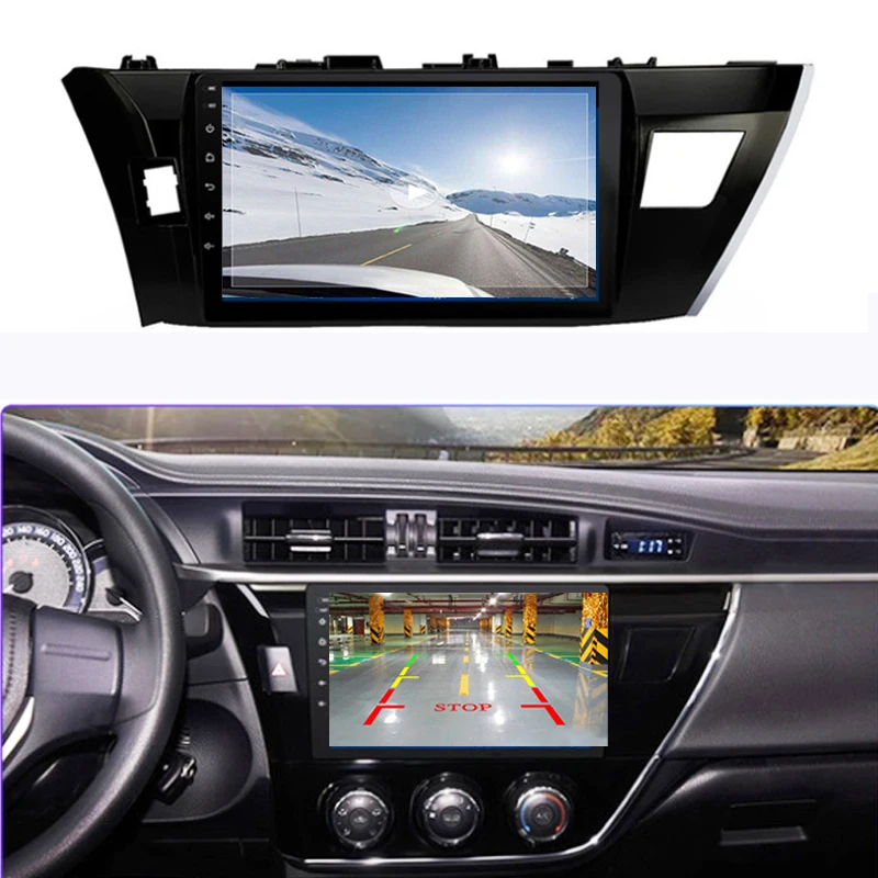 Android gps навигации для Corolla E140 E120 2000-2006 2007 2008 2009 2010 2011 2012 2013 - Цвет: Corolla Type D