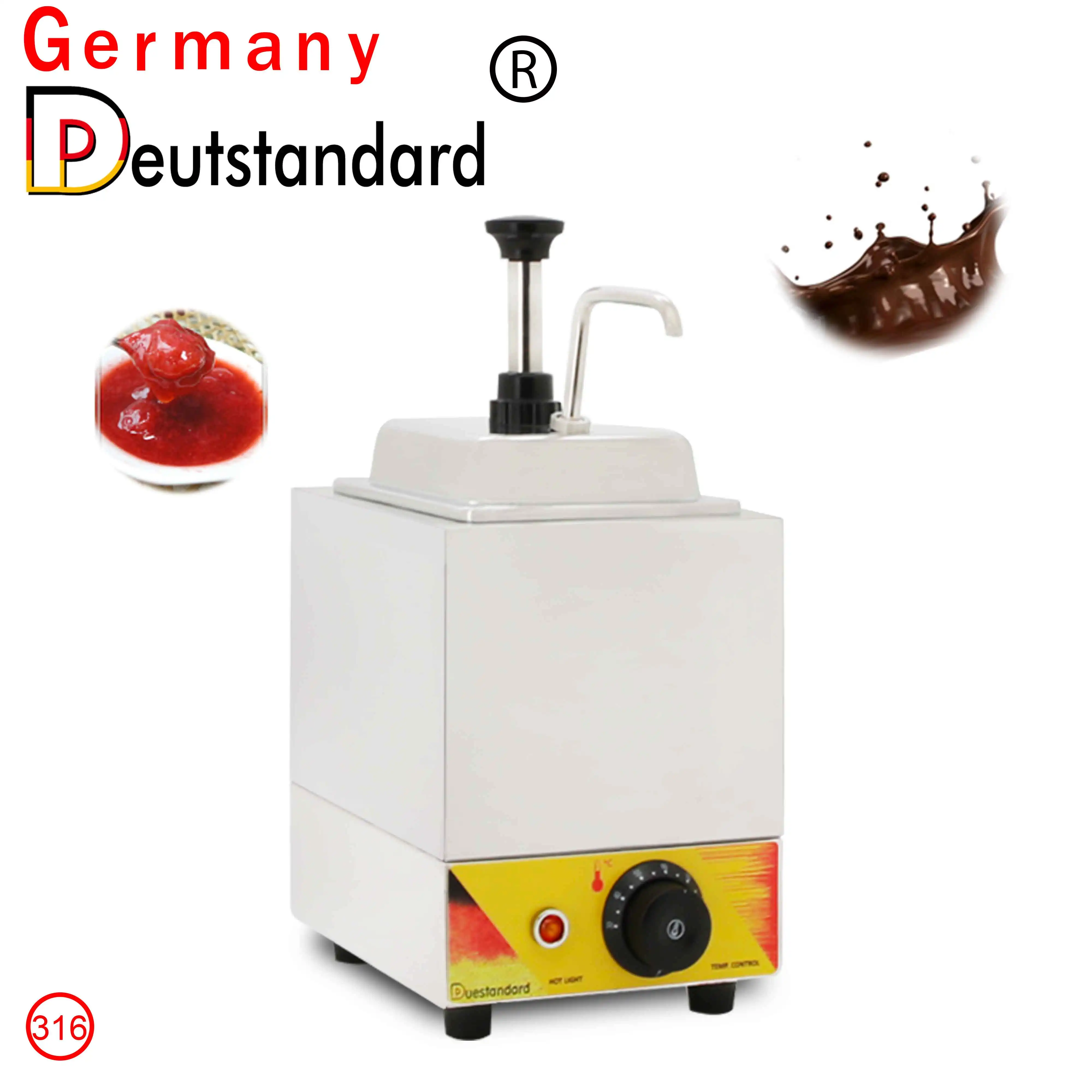 Commercial Electric Cheese Warmer Sauce warmer Food Dispenser Chocolate Soy Sauce Filling Warmer Bottles Jam Heating Machine