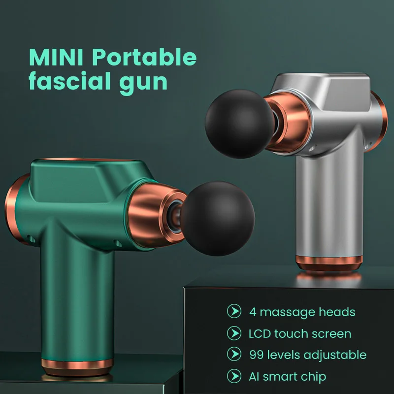 Massage Gun Electric Body Massager Back Neck Deep Tissue Muscle Massager Body Relaxation Pain Relief Slimming Shaping Massager