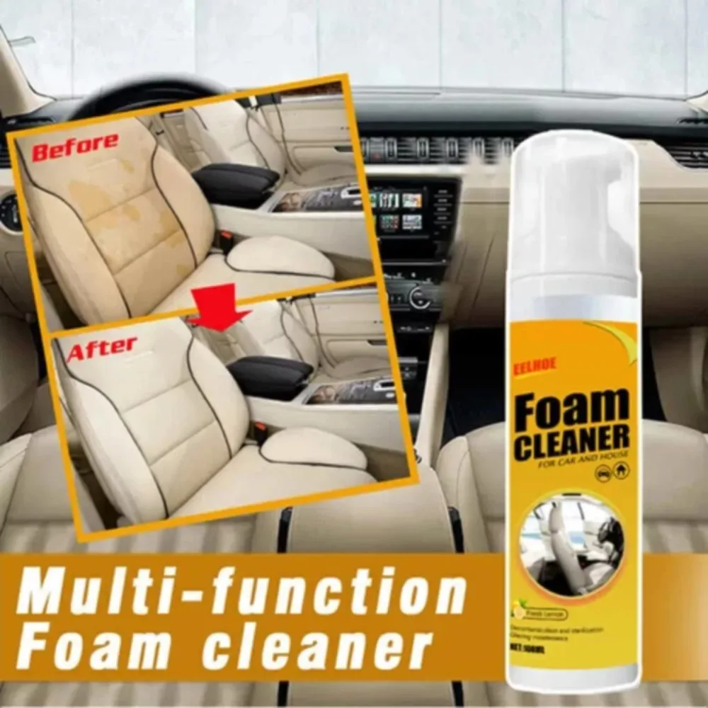 100ml Car Leather Cleaner For Interior Refurbishment Car Screen Cleaner Car  Cleaning Kit Leather Conditioner For Carpet Fabric - AliExpress
