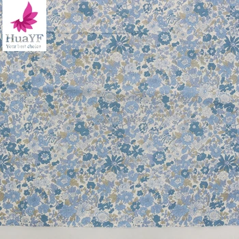 

New arrive blue Floral Series Twill Cotton Fabric Patchwork Cloth DIY Sewing Quilting Fat Quarters Material For Baby&ChildHY0234