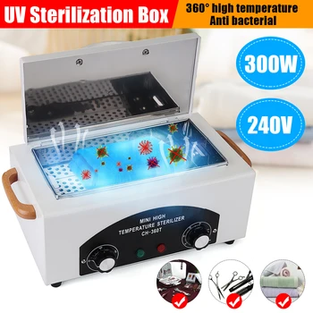 

Portable Sterilizer Box UV Light For Mask Phone Manicure Salon High Temperature Disinfection Cabinet Sterilization