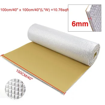 

Parts Sound Insulation Universal Auto Metal corrosion Aluminum+PE Cotton